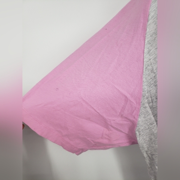 Zumba Shirt Women's Large Pink & White  Party In Pink Graphics Short Sleeves - Picture 5 of 9